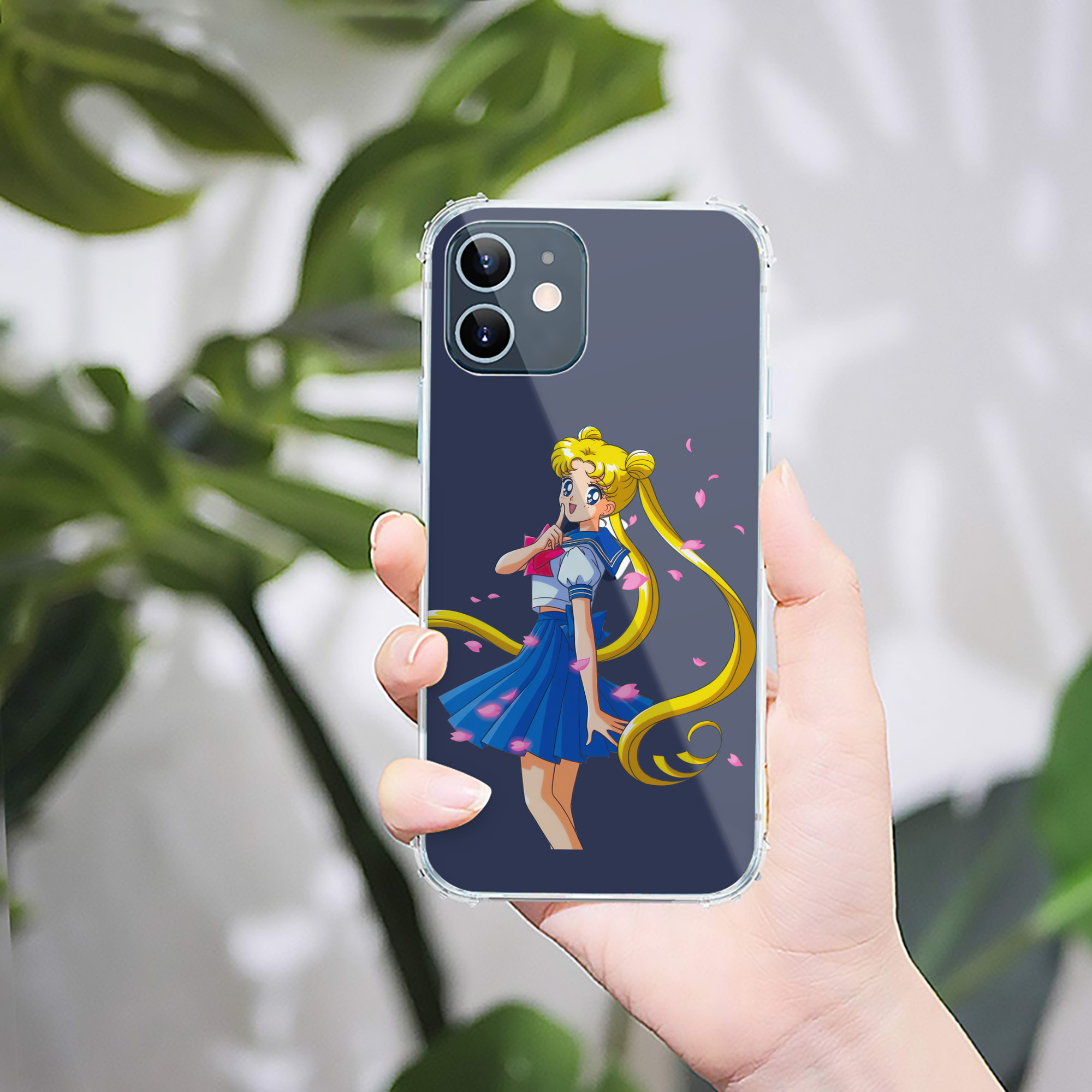（画像用） 美少女戦士セーラームーン 愛野 美奈子 あいの みなこ Sailor Moon Aino Minako 【iPhone 12シリーズ対応】透明スマホケース（クリアソフトケース）